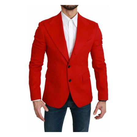 Dolce & Gabbana Formal Blazers röd, Herr Kavajer, Herr, Storlek: S