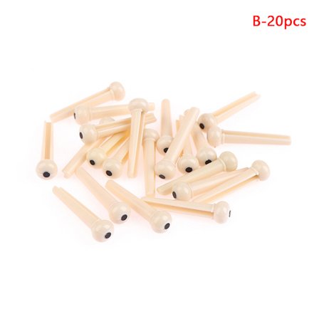 20 Stk Akustisk Guitar Bridge Pins til 6 Strings Replacement Plas