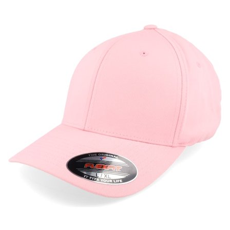 Flexfit - Pink Flexfit Wooly Combed Flexfit Pink Cap - @ Hatstore
