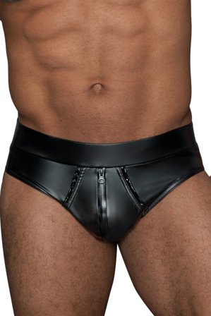 H065 Shorts With Continuous Zipper - Vuxen.fi - Miesten vaatteet - Noir Handmade