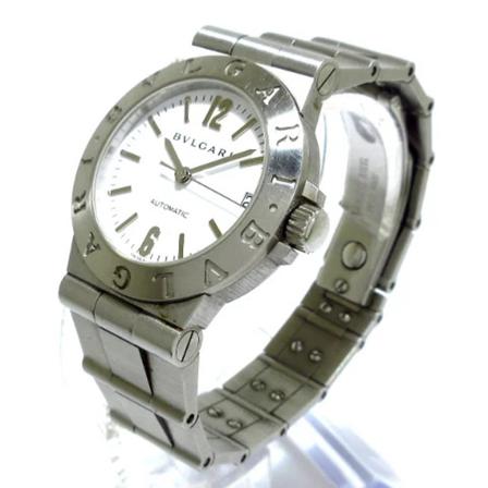Bvlgari Vintage Pre-owned Rustfrit stål watches Grå, Dame Vintage Ure, Størrelse: ONE Size