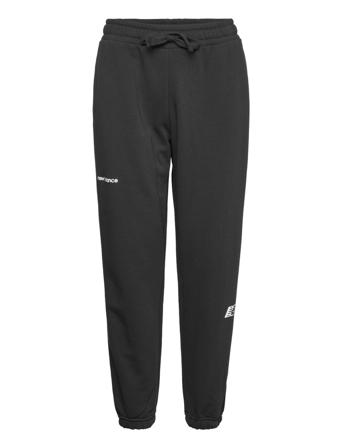 Nb Essentials Sweatpant Sweatpants Hyggebukser Sort New Balance