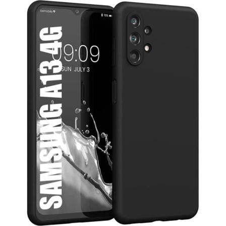 Fodral för Samsung Galaxy A13 Soft Silikon Lätt Ultra Slim Stötsäker Svart Svart