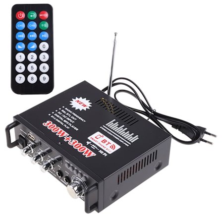 Digitaalinen stereoäänen vahvistin 600 W Audio Power Autovahvistin Koti Auto Basso Diskantti Äänenvoimakkuuden säätö Vahvistin Subwoofer