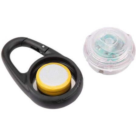 CDQ Pet Luminous LED Lys Anti-Lost Pendel Halsbånd (Hvit) 1 Stykke Hvit