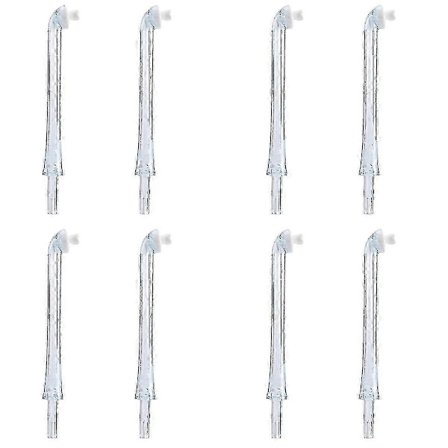 8 st Högkvalitativa Munstycken för AirFloss HX8331 HX8332 HX8340 HX8341 HX8381 HX8401 Oral Irrigator Munstycke
