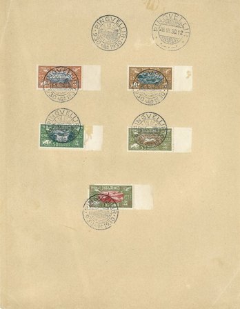 Island - AFA 142-146 - Stemplet