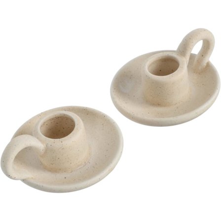 2 stk Lysestaker - Nordisk Stil Spisse Lysestaker