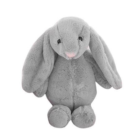 30cm Plussj Myk Øre Sittende Kanin Søt Kanin Stoffdyr Baby Sovnende Roende Dukke Leke