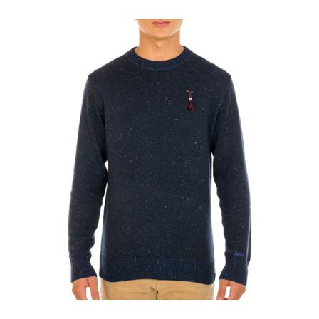 Scotch & Soda Round-neck Strik Blå, Herre Strik