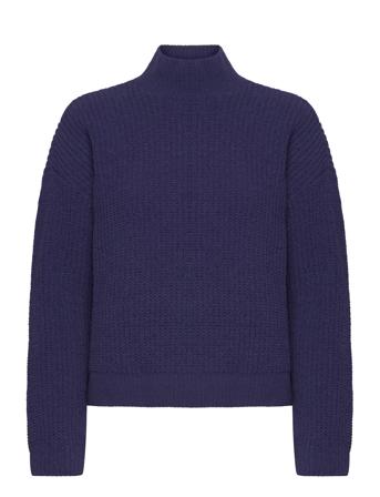 Vmkaia Ls Highneck Pullover Bf Purple Vero Moda