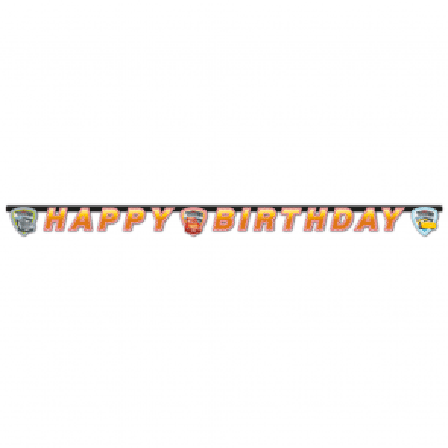 Banderoll Biler / Biler 200 cm