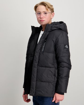 Calvin Klein ESSENTIAL PUFFER JACKET Svart Jackor Kille - Kids Brand Store