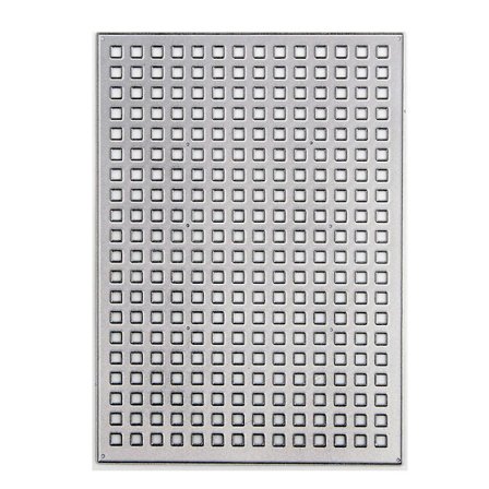 Neliön muotoinen metallileikkuri, stencil, DIY-leikekirja, albumi, paperikortti, malli, muotti, kohokuviointi, askartelukoristelu