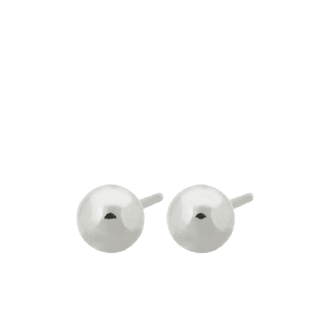 Edblad Plain Studs M Steel Smycken & klockor Dam Grå ONESIZE