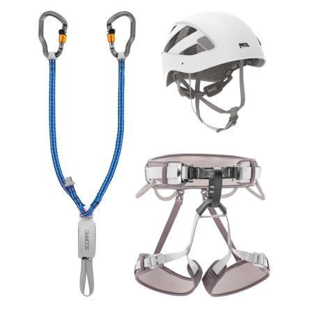 Petzl Kit Via Ferrata Vertigo Mountaineering equipment Grey Size 1