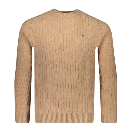 Gant Trui Beige , Beige , Heren , Maat: 2XL