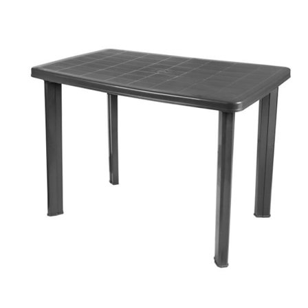 Farreto-puutarhapöytä - 100 x 70 cm - Antrasiitti