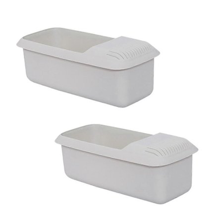 2 STK Mikrobølgeovn Pasta Koker Mikrobølgeovn Spaghetti Koker Pasta Bokser Oppbevaringsboks Steamer egnet for Cook OYC