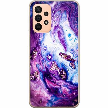 Samsung Galaxy A23 5g Genomskinligt Skal Lila