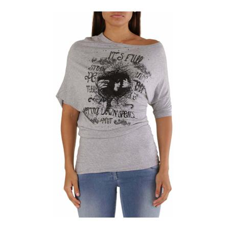Met, T-Shirt Szary, Kobieta, Rozmiar: L