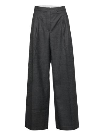 Oxford Wide Vida Byxor Svart DESIGNERS, REMIX