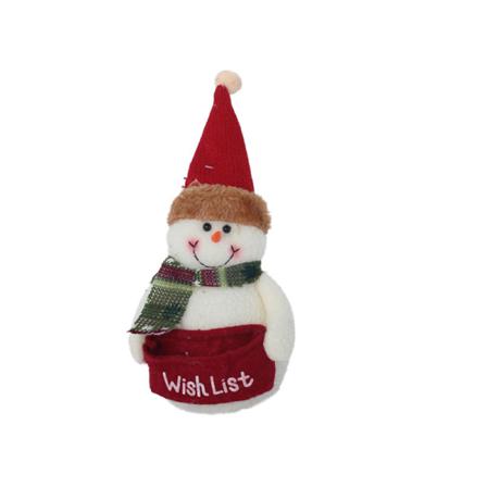 Christmas Snowman Doll Dekorationer För Hem Xmas