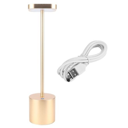 Bärbar USB-laddningsbar LED-golvlampa för sängbord och matsal KLB