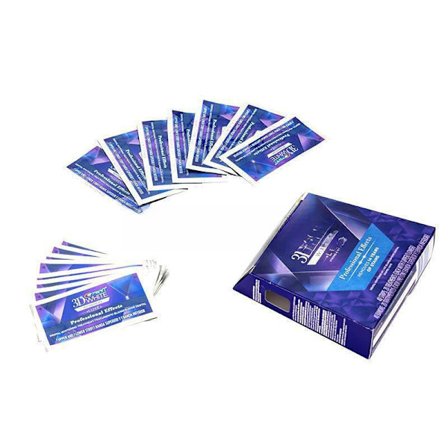 3D White -hampaidenvalkaisuliuskat Professional Effects, valkaisevat hampaita, White Luxe 10 paria