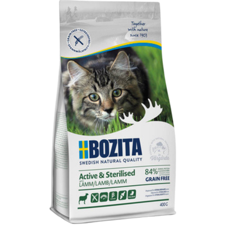 Bozita Katt - Active & Sterilised Grain Free Lammekjøtt 10 kg - Katt - Kattefôr & kattemat - Tørrfôr for katt - ZOO.no