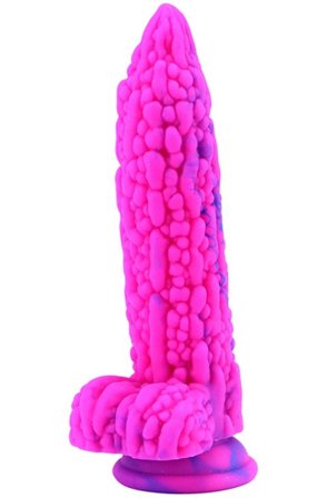Dildo Kukur Pink-Blue 20 cm - Woome.pl