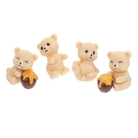 6 st Mini Björnar Modeller