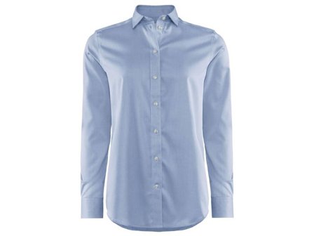 Skjorta Plainton dam ljblå 3XL - Lyreco - Yrkeskläder - Skjortor och blusar - Skjortor