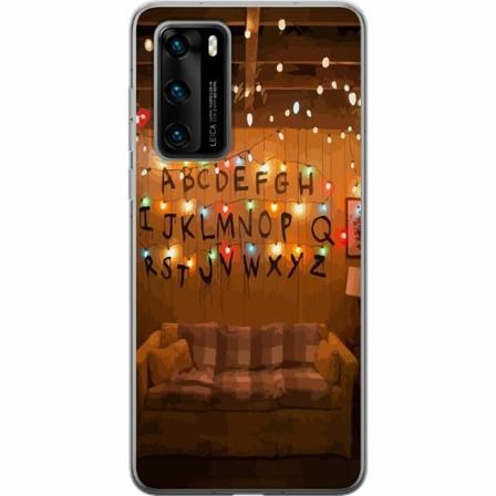 Huawei P40 Genomskinligt Skal Stranger Things