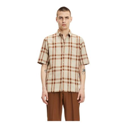Samsøe Samsøe - Skjortor - Beige - Herr - Storlek: Xl, Herr, Storlek: XL