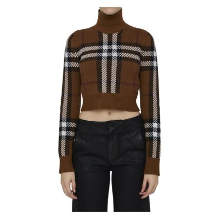 Burberry, Knitwear Brązowy, Kobieta, Rozmiar: S
