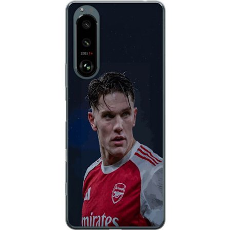 Kompatibelt Mobildeksel til Sony Xperia 5 III Pastellregnbue med hvite stjerner og myk fargeovergang i drømmende himmeldesign