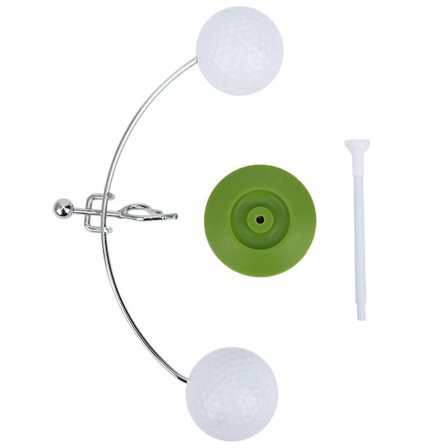 Golf-lahjasetti Kotitoimiston sisustus Työpöydän pieni golfpallo Tasapainoteline jalustalla