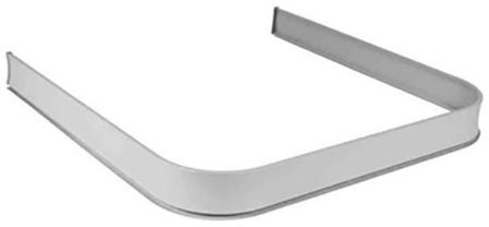 Leijma 8207 Dusjkant u-form, 92 x 92 x 92 cm, sølv, Baderom