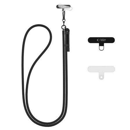 Tech-Protect C1S Rope Crossbody hihnahihna - musta