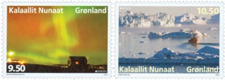Grønland - EUROPA 2012 - Postfrisk sæt 2v