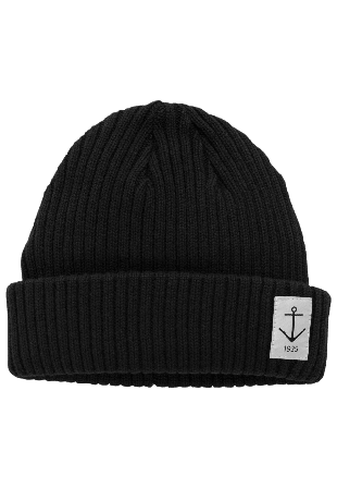 Resteröds Ekologisk Bomull, Beanie Mössa, Smula, Grå Accessoarer Herr Svart ONESIZE