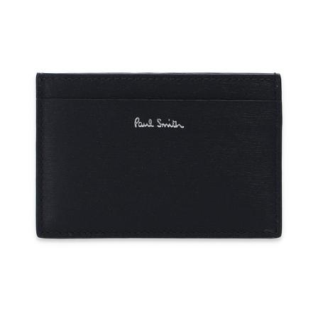 Paul Smith Logo card case , Zwart , Heren , Maat: ONE Size Portefeuilles
