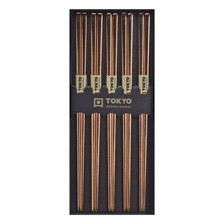 Tokyo design studio Spisepinde 5 par, rustfrit stål, rose gold | KitchenOne