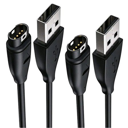 Garmin Klokker Lader Hurtiglader Universal 2 Stk Svart