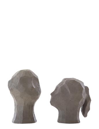 Sculpture Benedict & Amal Earth Home Decoration Decorative Accessories/details Porcelain Figures & Sculptures Grå Cooee Design