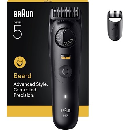 Elektrisk barbermaskine - BRAUN - Serie 5 BT5500 - 120 min batteritid - Vandtæt - Sort