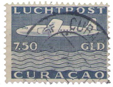 Curacao - losse waarde uit Vliegtuig 1947 (nr. LP 85 gebruikt)