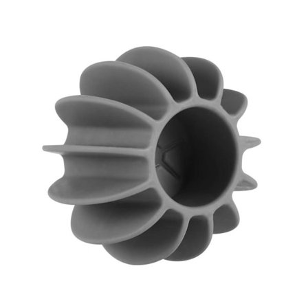 4 stk. Genanvendelige Vaskebolde Vaskeskrubbebolde til Vask, Silikone Dampkoger Tørrebolde Vaskemaskinebolde Vaskebold Grå