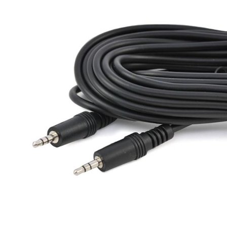 5 meter 3,5 mm mannlig til mannlig stereo lyd Aux forlengelseskabel